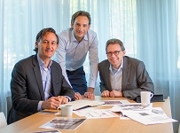 Aart Verkaik, Lars Zwart en John Bouwman
